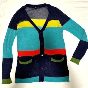 Multi-colored cardigan
